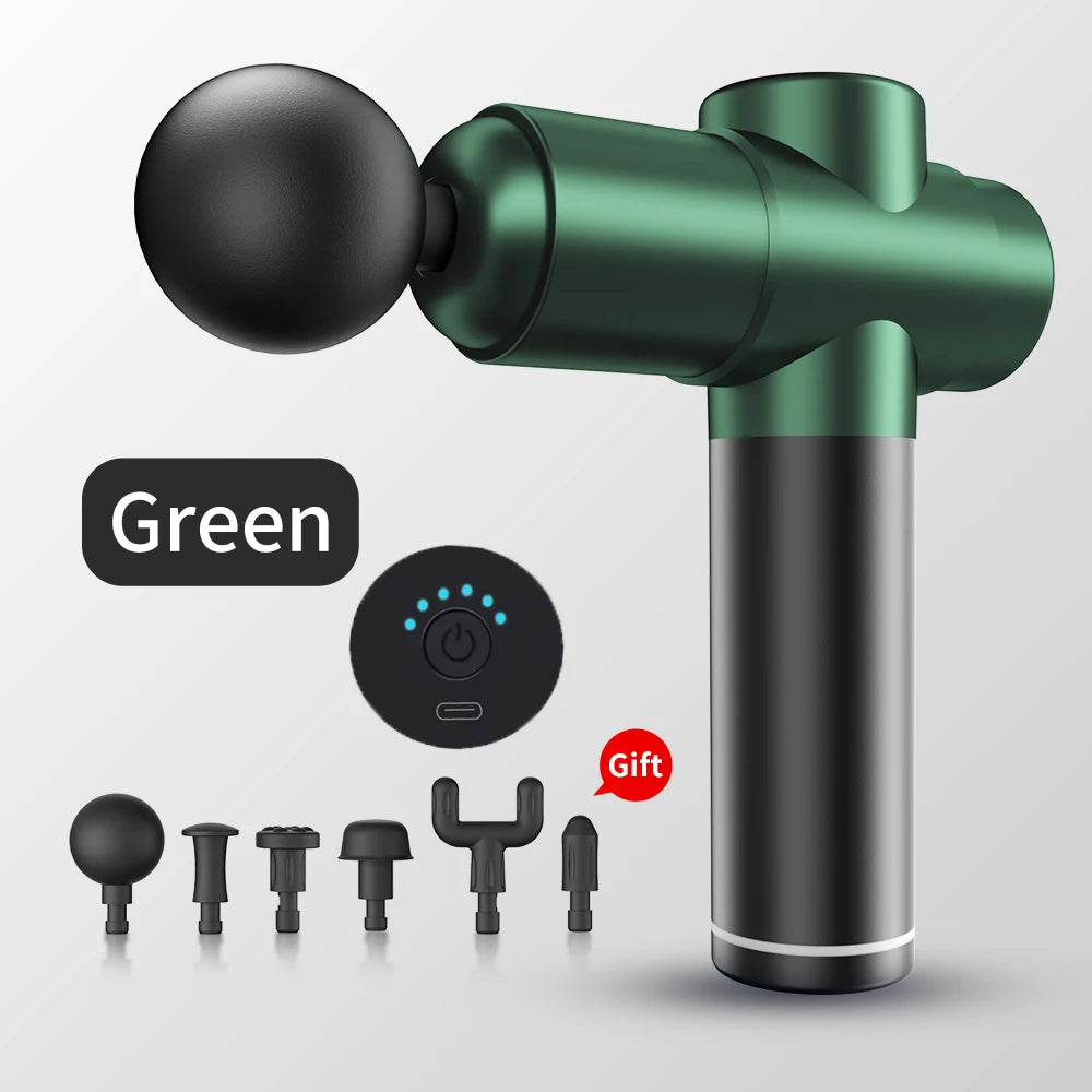 Massage Gun Muscle Relax Deep Tissue Massager Neck Massager Dynamic Vibrator Back Portable Handheld Display Fascia Gun Massage