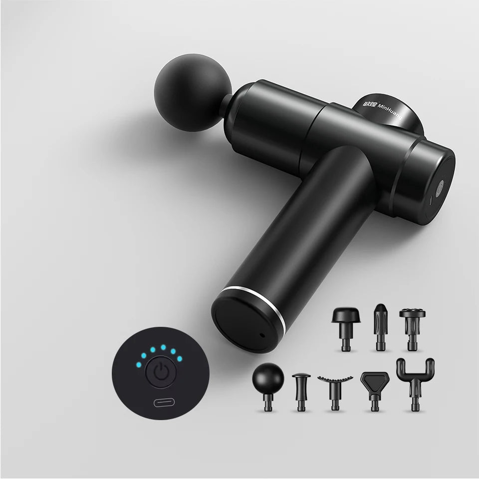 Massage Gun Muscle Relax Deep Tissue Massager Neck Massager Dynamic Vibrator Back Portable Handheld Display Fascia Gun Massage